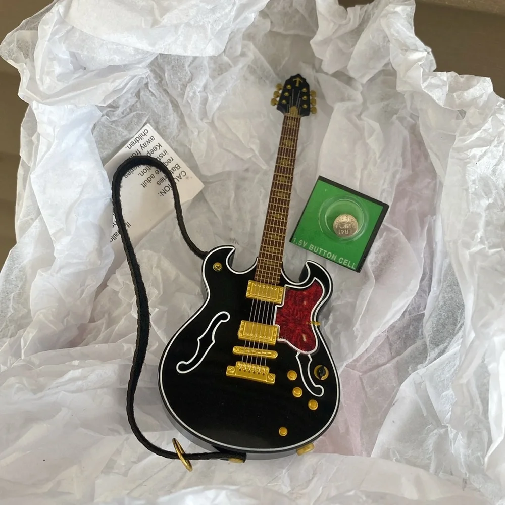 NIB 2021 Hallmark Keepsake The Thrill Is Gone Guitar Ornament